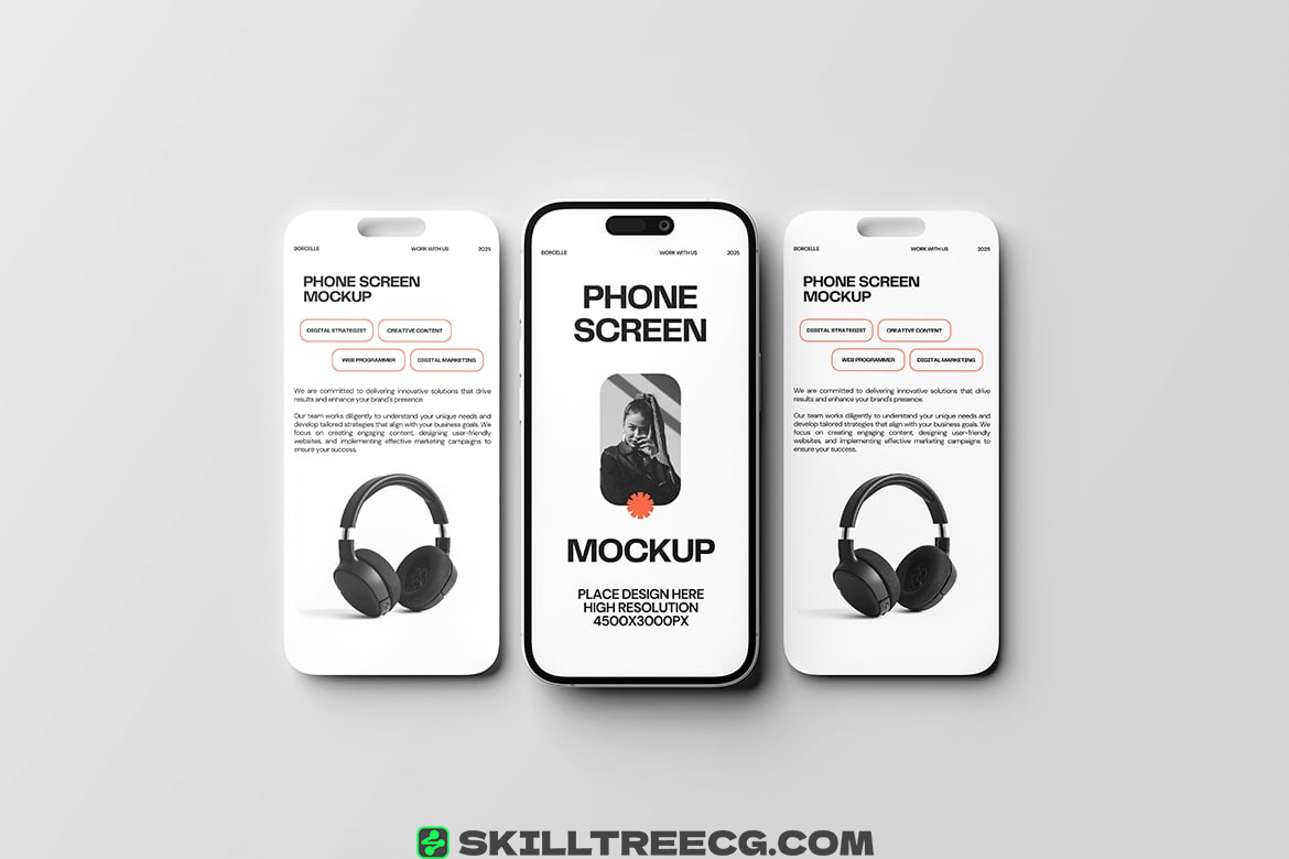 图片[3]-Phone Screen Mockup（491825）-技能树